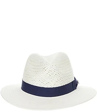 Biltmore by Dorfman Milano Straw Fedora Hat