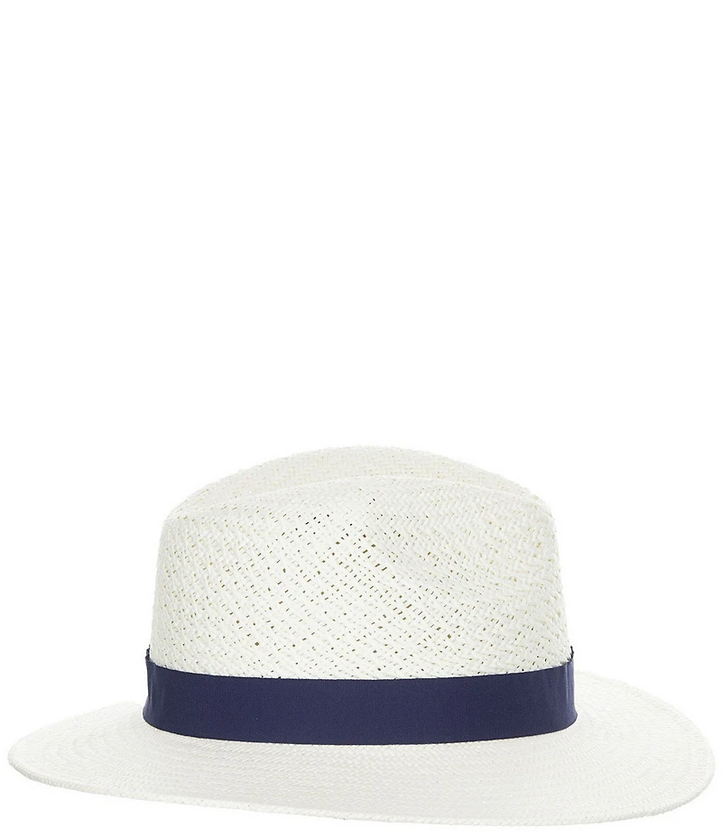 Biltmore by Dorfman Milano Straw Fedora Hat