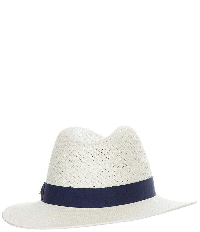 Biltmore by Dorfman Milano Straw Fedora Hat