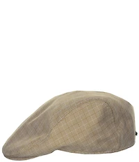 Biltmore by Dorfman Milano Linen Plaid Ivy Cap