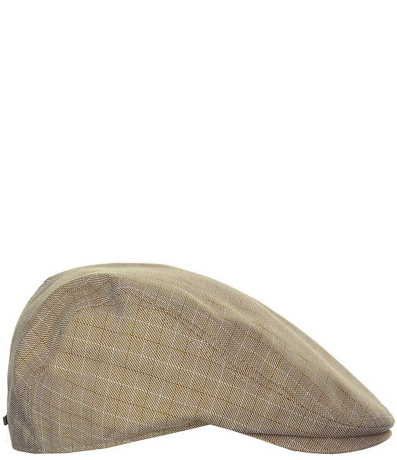 Biltmore by Dorfman Milano Linen Plaid Ivy Cap