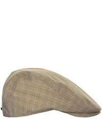 Biltmore by Dorfman Milano Linen Plaid Ivy Cap