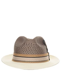 Biltmore by Dorfman Milano Straw Braided Fedora Hat