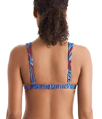 Mimi Flamingo Oasis Dakota Plunge Neck Swim Top