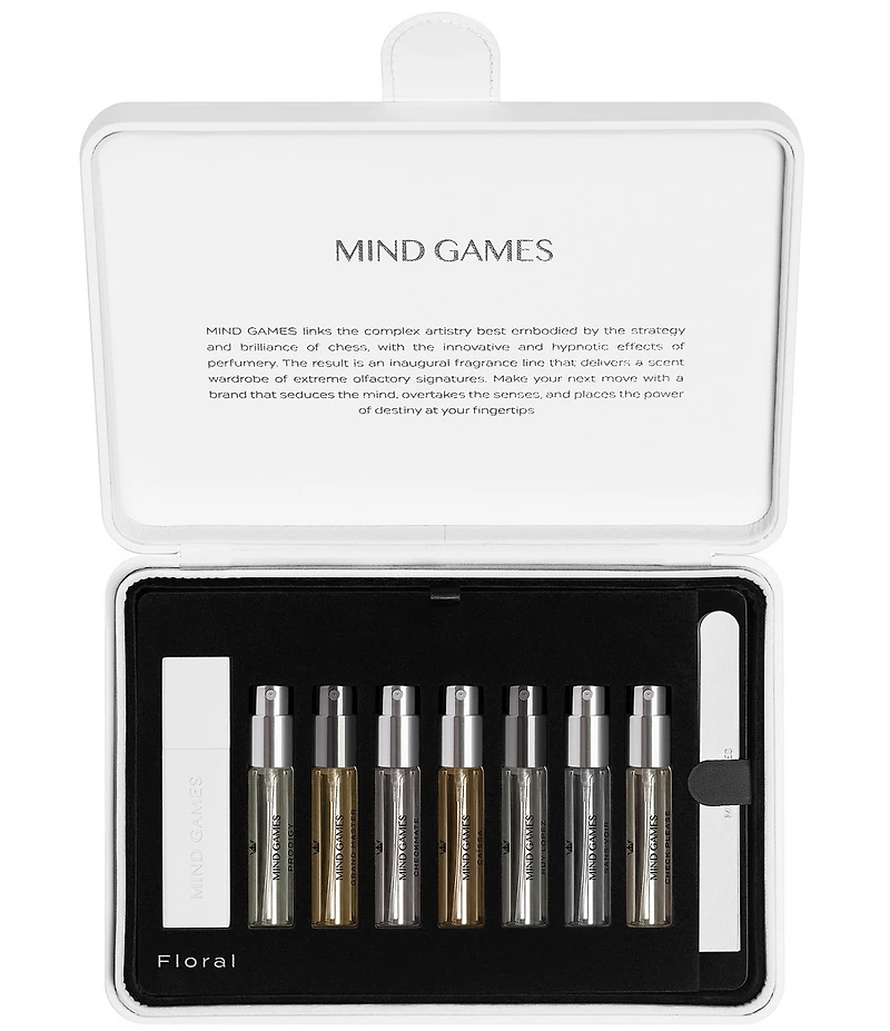 MIND GAMES 7-Piece Floral Olfactive Discovery Fragrance Set