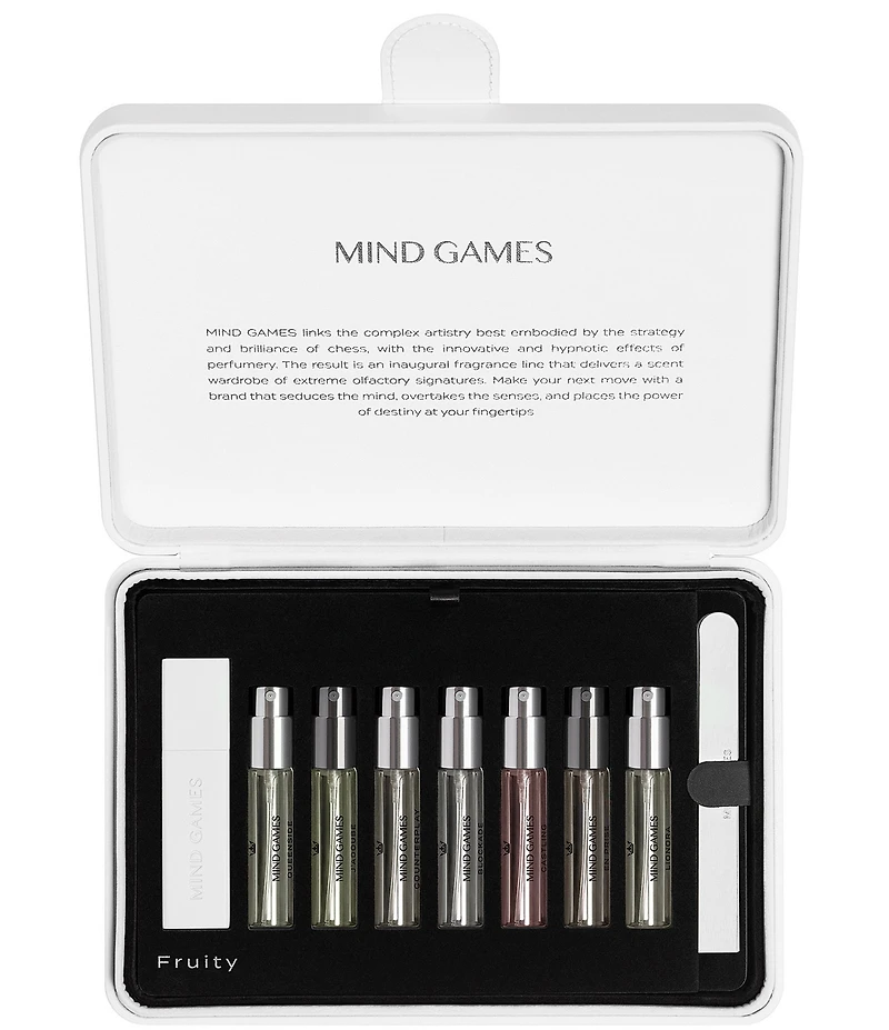 MIND GAMES 7-Piece Fruity Olfactive Discovery Fragrance Set