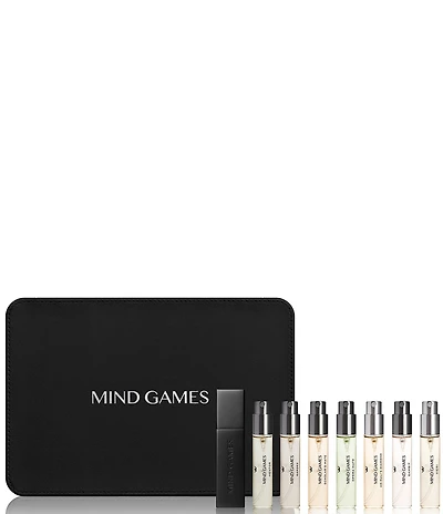 MIND GAMES 7-Piece Woody Olfactive Discovery Fragrance Set