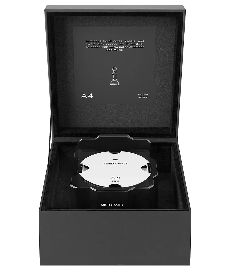 MIND GAMES A4 Cassis Amber Luxury Candle, 10 oz.