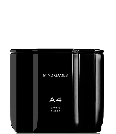 MIND GAMES A4 Cassis Amber Luxury Candle, 10 oz.