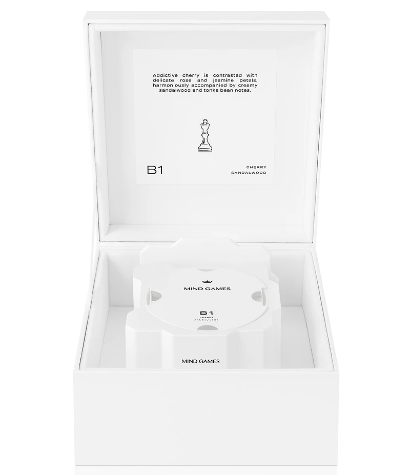 MIND GAMES B1 Cherry Sandalwood Luxury Candle, 10 oz.