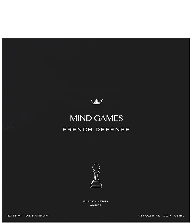 MIND GAMES French Defense Extrait de Parfum Travel Trio Gift Set