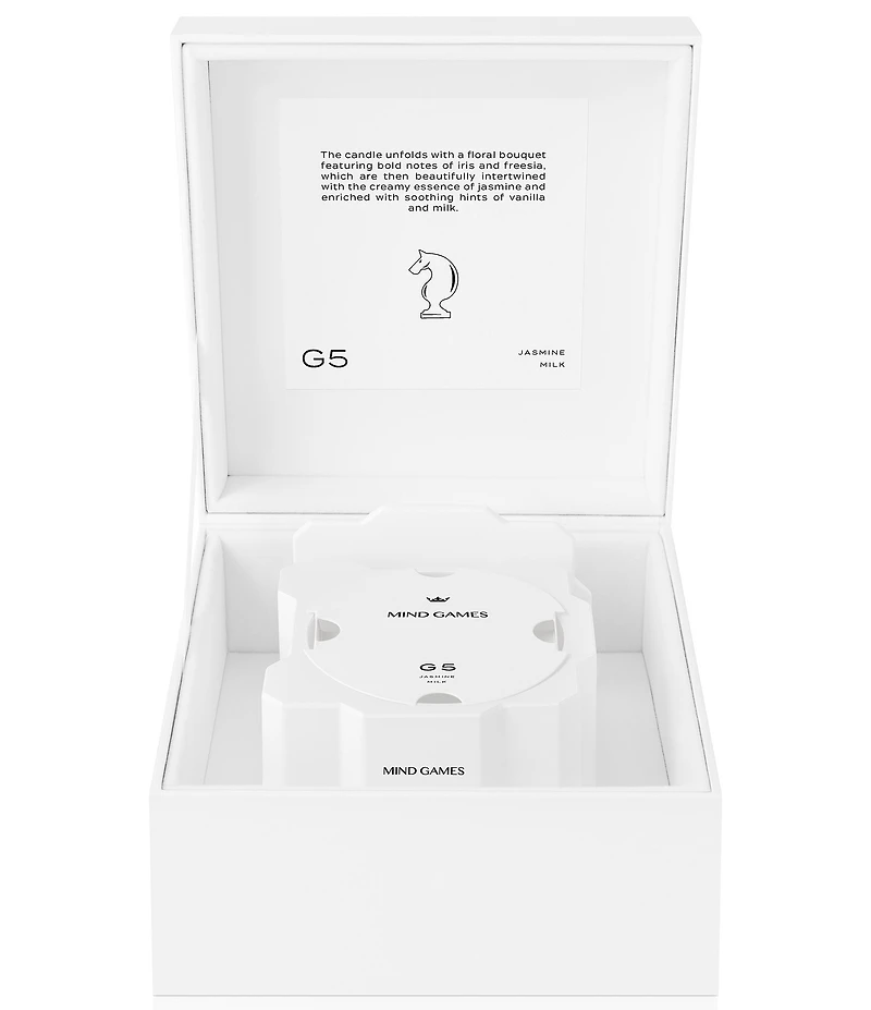 MIND GAMES G5 Jasmine Milk Luxury Candle, 10 oz.