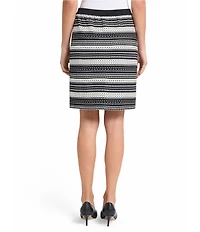 Ming Wang Coordinating Soft Knit Straight Skirt