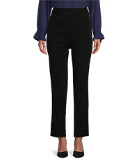 Ming Wang Knit Cropped Pull-On Tailored Fit Pant