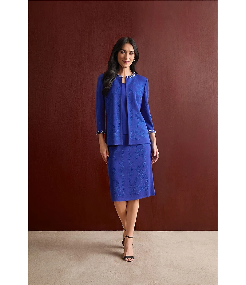 Ming Wang Knit Scoop Neck Sleeveless Tank