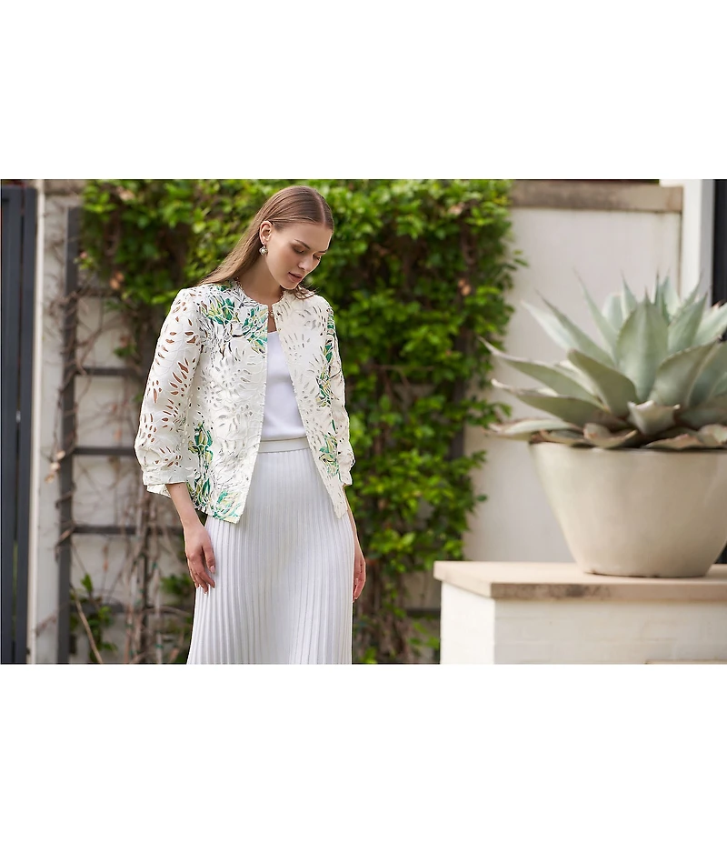 Ming Wang Knit Scoop Neck Sleeveless Tank