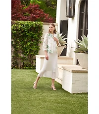 Ming Wang Knit Scoop Neck Sleeveless Tank