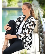 Ming Wang Knit Scoop Neck Sleeveless Tank