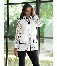 Ming Wang Knit Scoop Neck Sleeveless Tank