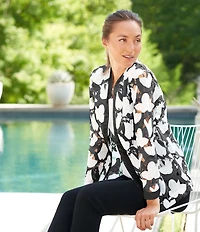 Ming Wang Knit Scoop Neck Sleeveless Tank