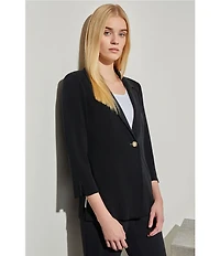 Ming Wang Knit Scoop Neck Sleeveless Tank