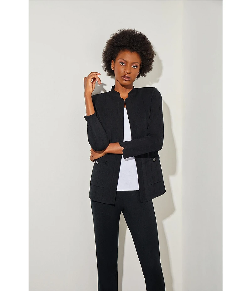 Ming Wang Knit Scoop Neck Sleeveless Tank