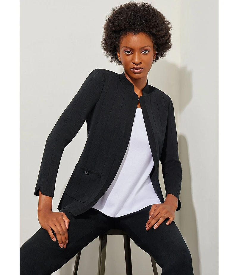 Ming Wang Knit Scoop Neck Sleeveless Tank