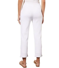 Ming Wang Lined Knit Pull-On Ankle Pants
