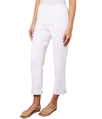 Ming Wang Lined Knit Pull-On Ankle Pants