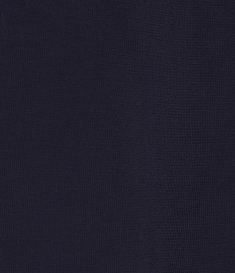 Ming Wang Notch Lapel 3/4 Sleeve One Button Knit Jacket