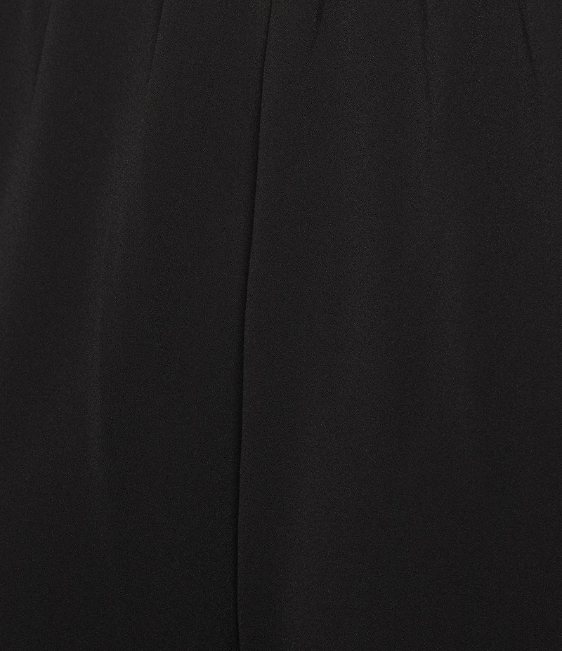 Ming Wang Plus Crepe De Chine Straight Leg Pants