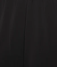 Ming Wang Plus Crepe De Chine Straight Leg Pants