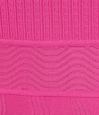 Ming Wang Plus Size Soft Knit V-Neck Short Sleeve Fit-and-Flare Midi Dress