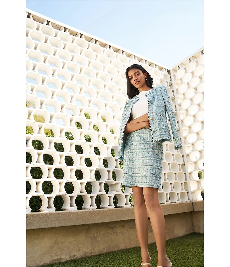 Ming Wang Ribbed Knit Boat Neck Sleeveless Tank