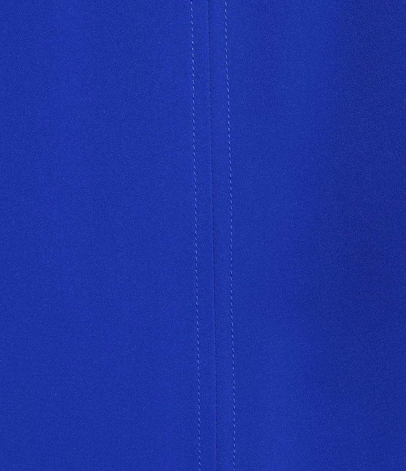 Ming Wang Woven Crepe V-Neck Cap Sleeve Top