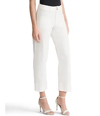 Ming Wang x Family Savvy Denim Wide Leg Cropped Cuff Jeans