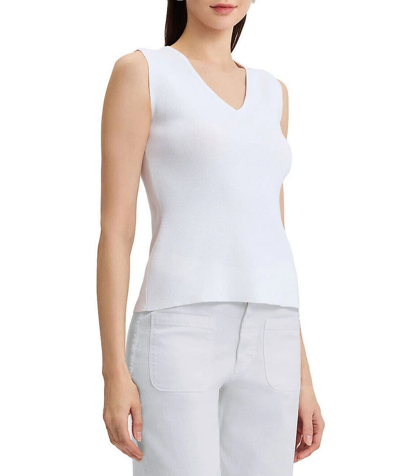 Ming Wang x Family Savvy Soft Knit V-Neck Sleeveless Tank