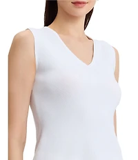 Ming Wang x Family Savvy Soft Knit V-Neck Sleeveless Tank