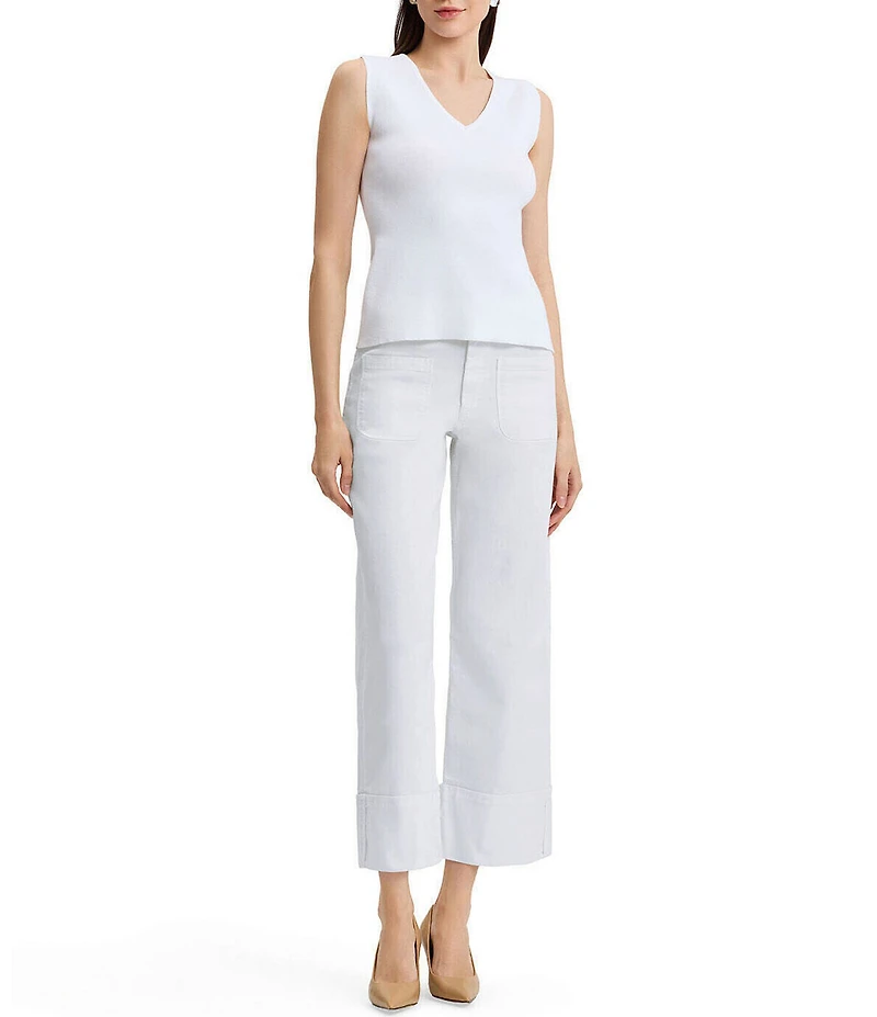 Ming Wang x Family Savvy Soft Knit V-Neck Sleeveless Tank