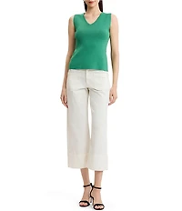 Ming Wang x Family Savvy Soft Knit V-Neck Sleeveless Tank