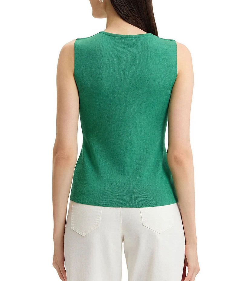 Ming Wang x Family Savvy Soft Knit V-Neck Sleeveless Tank