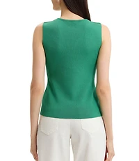 Ming Wang x Family Savvy Soft Knit V-Neck Sleeveless Tank