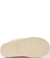 Minnetonka Bowelle Scuff Knit Faux Fur Lined Mule Slippers