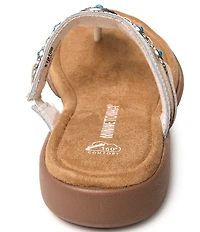 Minnetonka Brecca Leather Thong Sandals
