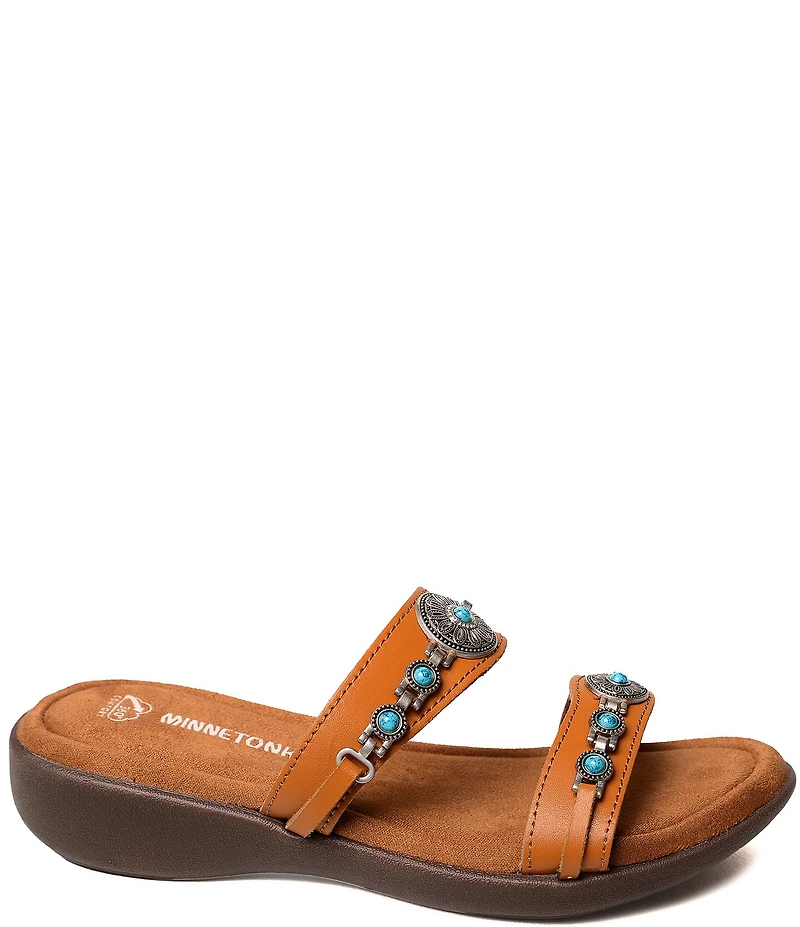 Minnetonka Brenn Leather Sandals