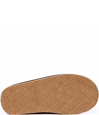 Minnetonka Coze Around Clog Suede Faux Fur Lined Slippers