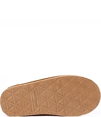 Minnetonka Coze Around Clog Suede Faux Fur Lined Slippers