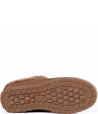 Minnetonka Emerson Suede Water Resistant Pile Lined Mules
