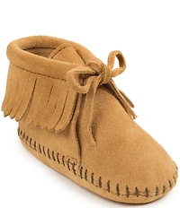 Minnetonka Kids' Fringe Bootie Crib Shoes (Infant)