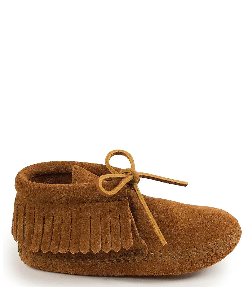 Minnetonka Kids' Suede Fringe Softsole Boots (Toddler)